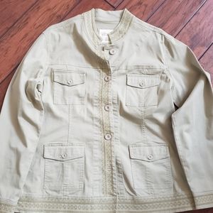 Natural Reflections cotton jacket, xl...new, no tags, never worn.